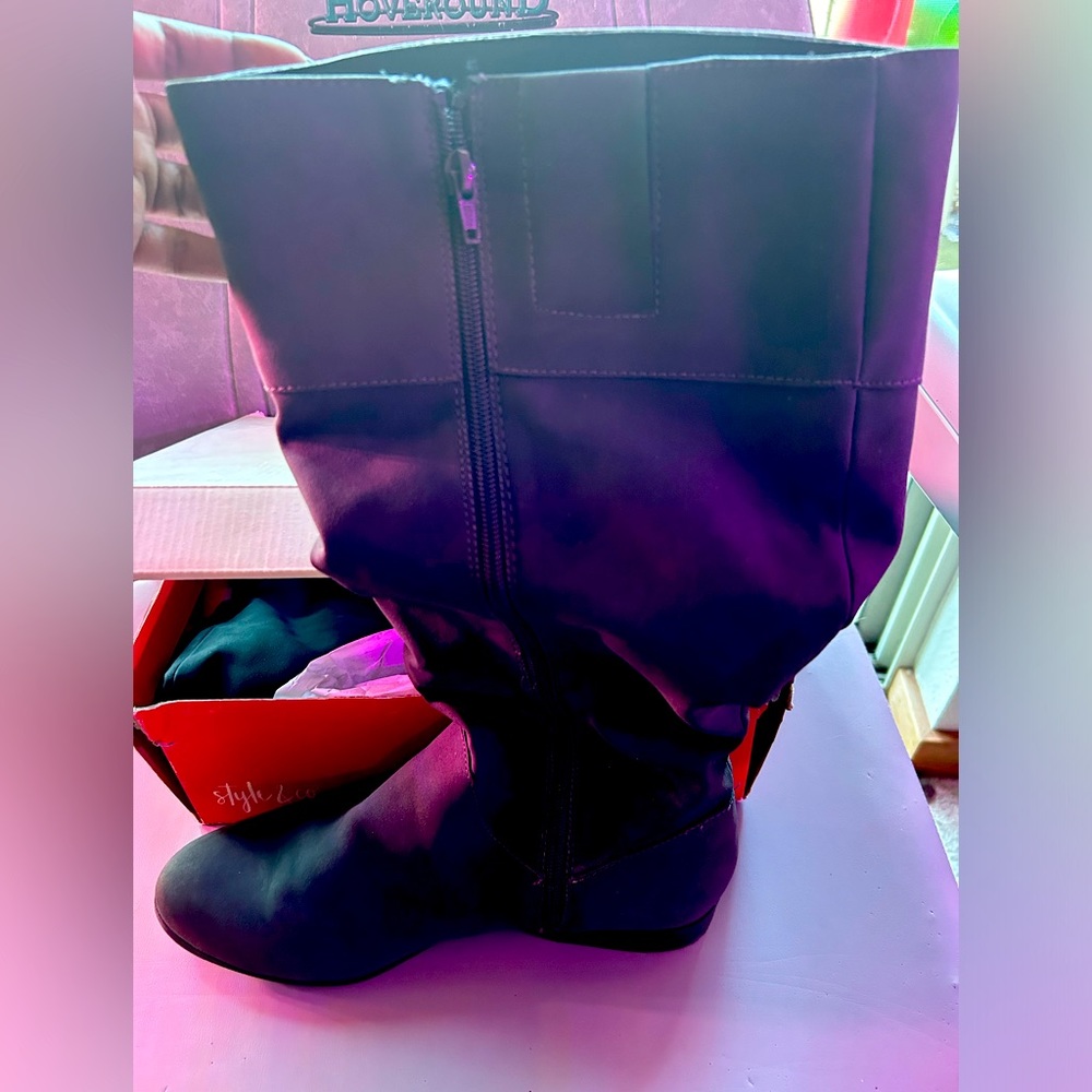 STYLE&CO WIDE CALF KNEE HIGH BOOT 10.5